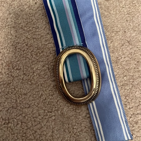 Eliza B Multi Colored Ribbon Belt New - Picture 2 of 4